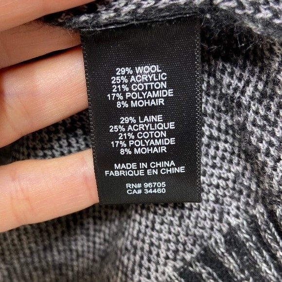 La Vie Rebecca Taylor Jacquard Cardigan L NWOT - Picture 4 of 14